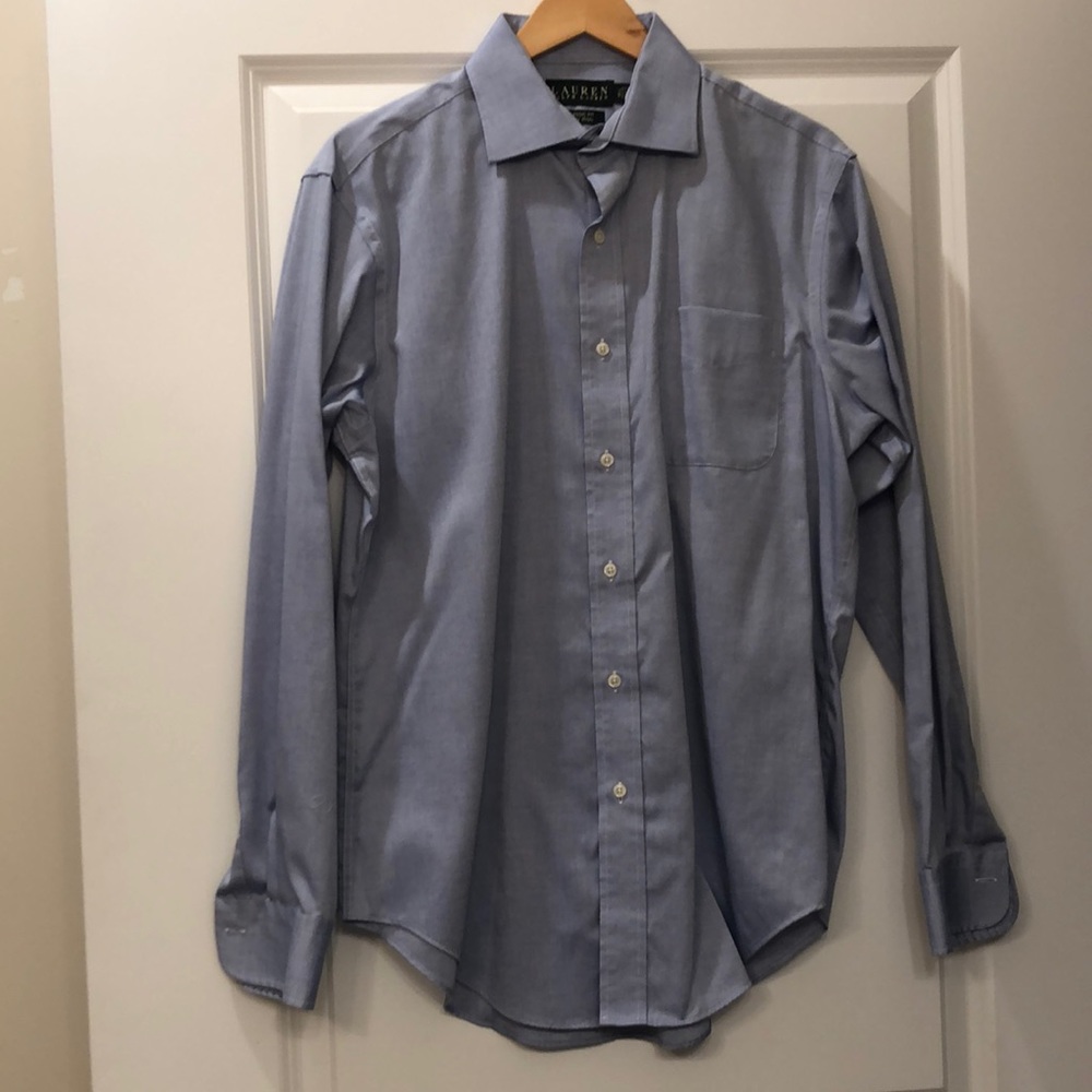 Mens Blue Ralph Lauren Dress Shirt - Size 15.5